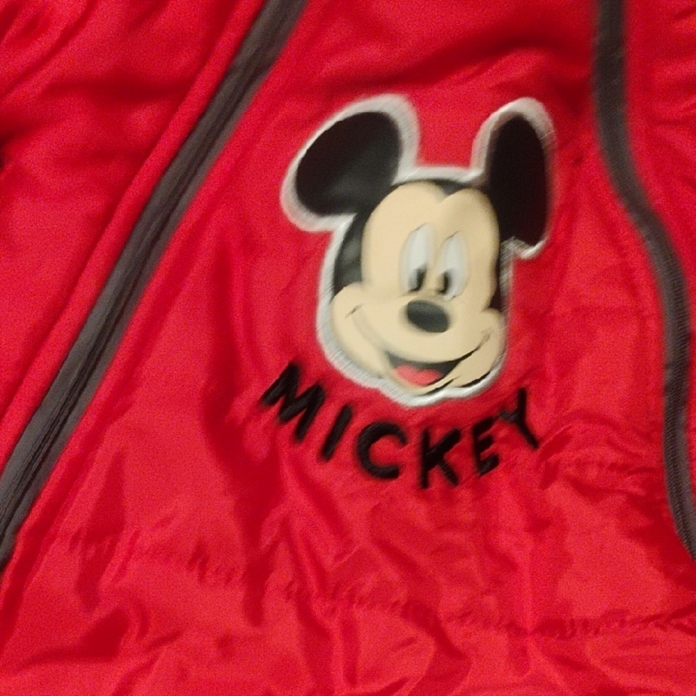 Red Mickey Mouse Snow Suit  Size 3to 6